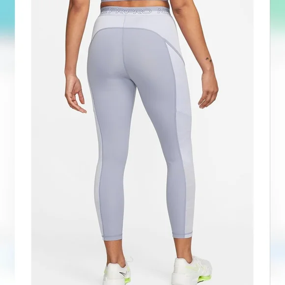 NWT Nike Pro Women's Medium Lavender Leggings - Picture 10 of 10